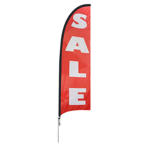 12' Flag Kits with Spike Base (OPEN) Double-Sided