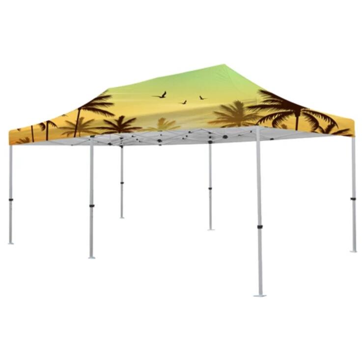 Premium Aluminum (Silver)20' Event Tent Kit (Full-Bleed Dye Sublimation)